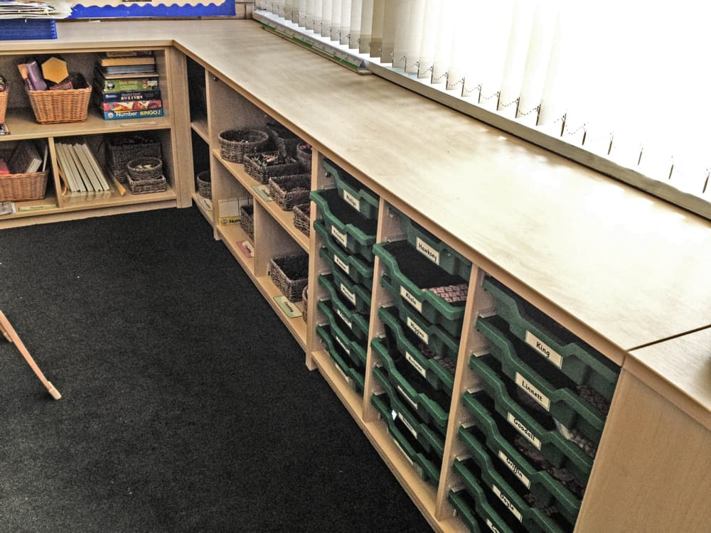 Classroom Built-in Storage