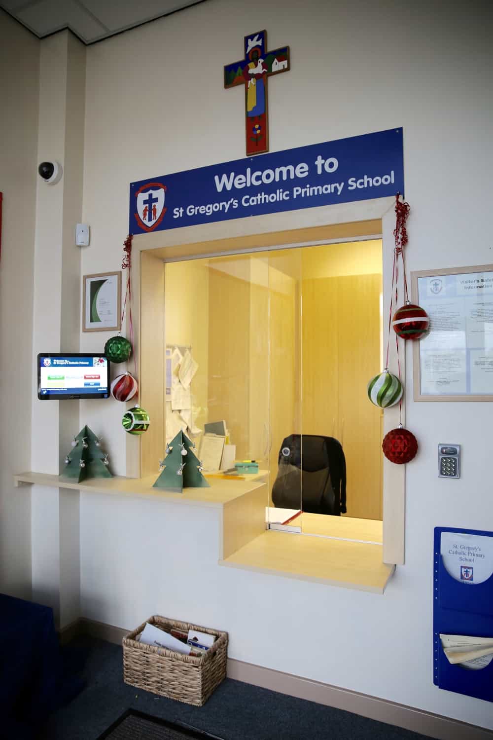 St Gregory's Reception Counter
