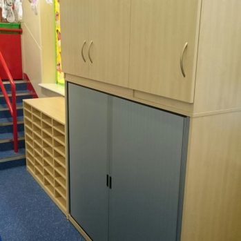 School Corridor Storage